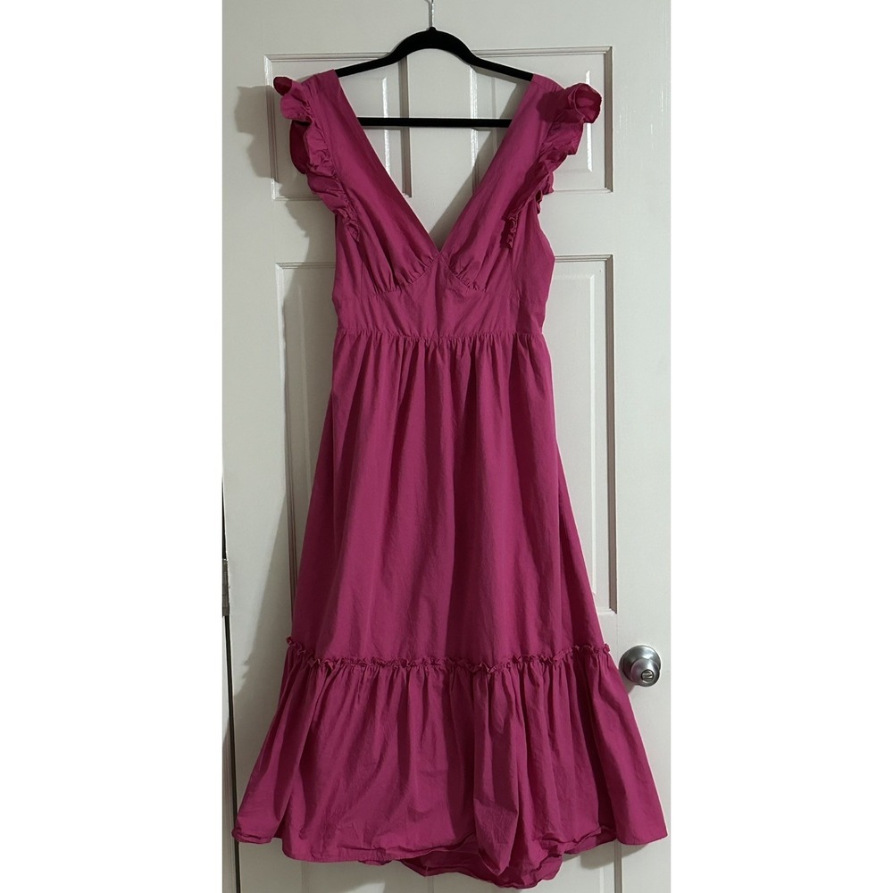 Sugar lips Maxi Open Back Dress, Pink Size XL